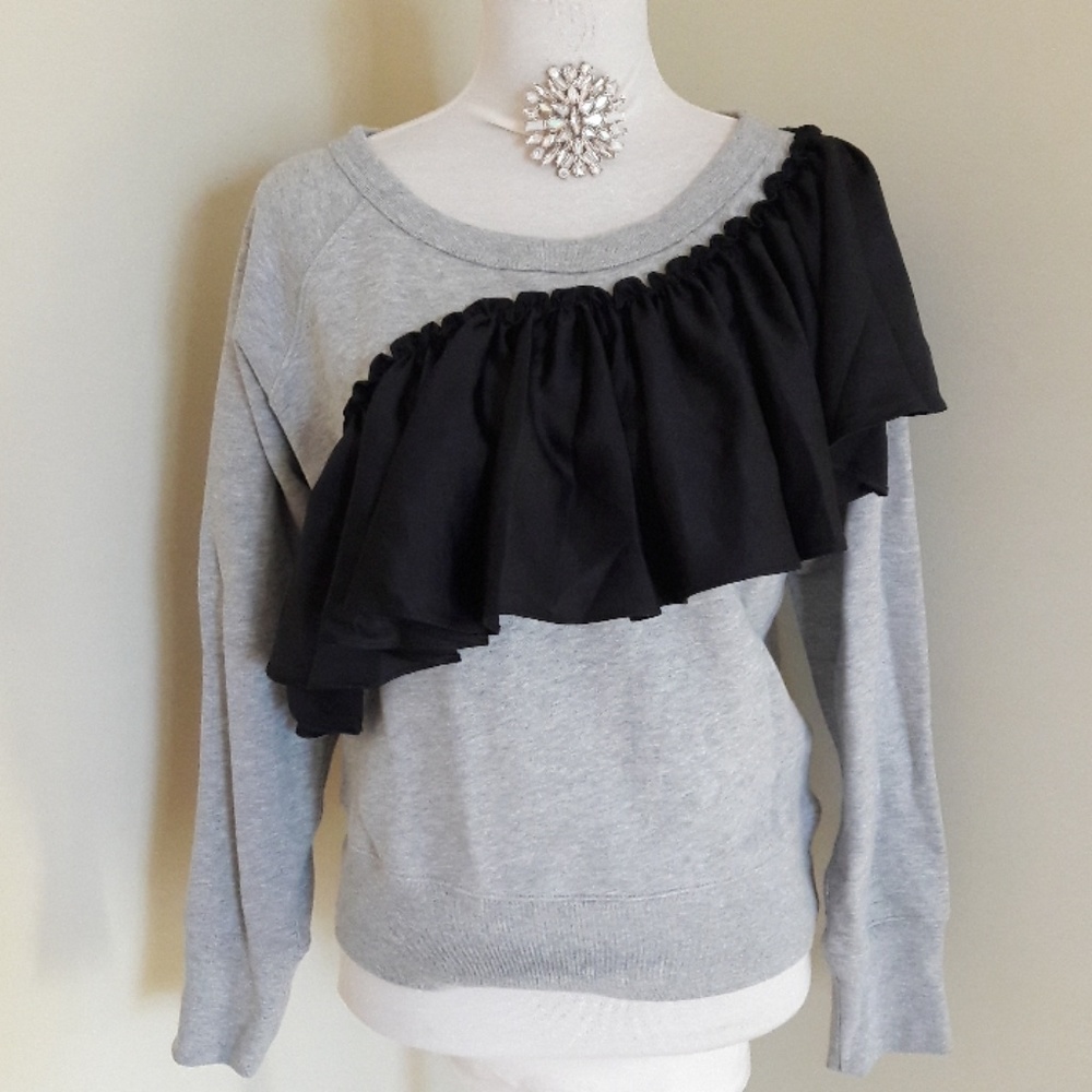 J.Crew sweatshirt with fringe